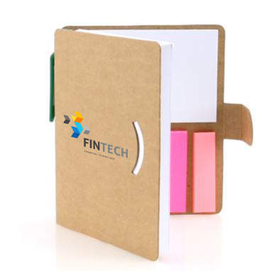Notizblock Set gestalten ökologisch mit Haftnotizen 9,5x10,5x1 cm - Toronto