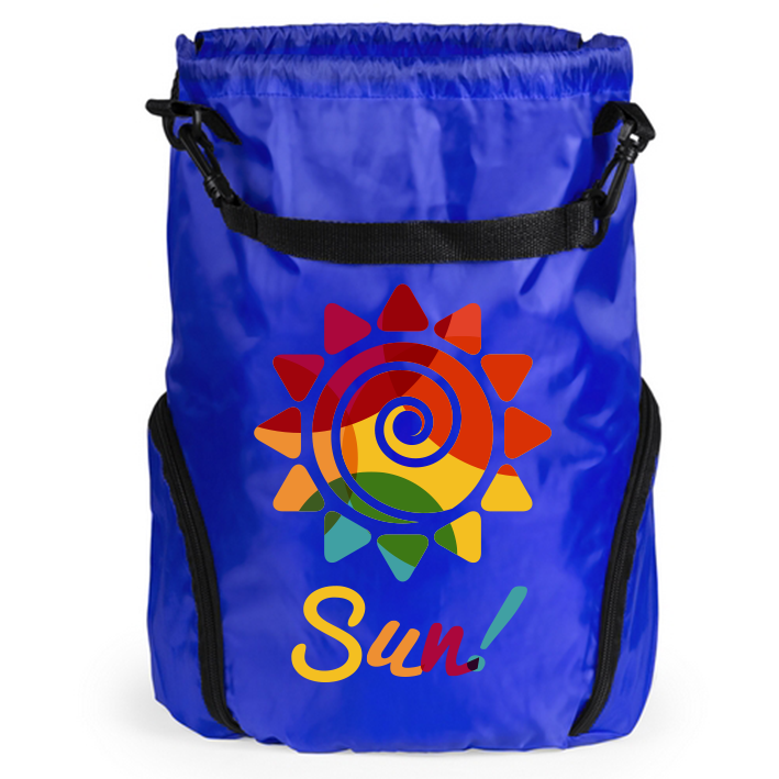 Bedruckter Turnbeutel Rucksack aus 210D Polyester - Nonce