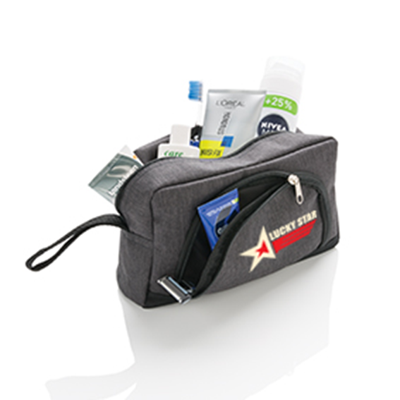Personalisierte Kosmetiktasche avec plusieurs compartiments 24 x 13 x 8 cm - Johanna