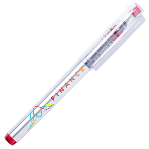 Kugelschreiber bedrucken mit transparenter Kappe - Kuni