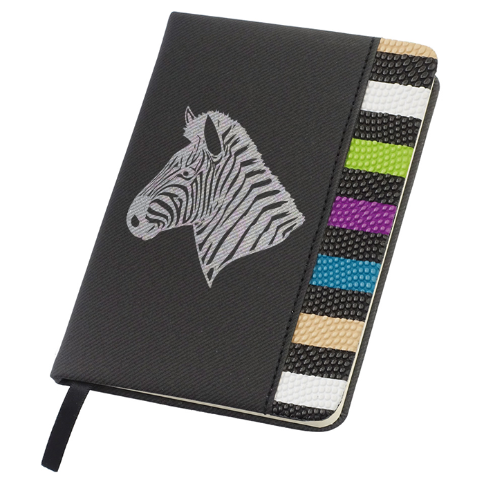 Notizbuch gestalten bunte Details 80 Blatt liniert 9,5x14,5 cm - El Paso