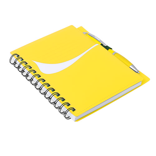 Ring Notizbuch gestalten 70 Blatt liniert 15,5x18 cm - Boston