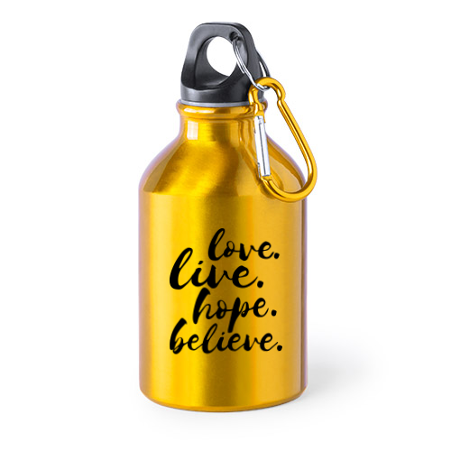 Bedruckte Trinkflasche aus Aluminium 330 ml - Emilia