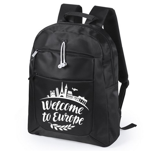 Personalisierter Laptop Rucksack aus 600D Polyester - Portland