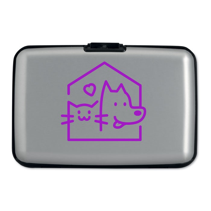 Visitenkarten-Etui aus Aluminium - Carlin