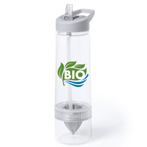 Bedruckte Trinkflasche mit Zitruspresse, BPA-frei 780 ml - Carlo